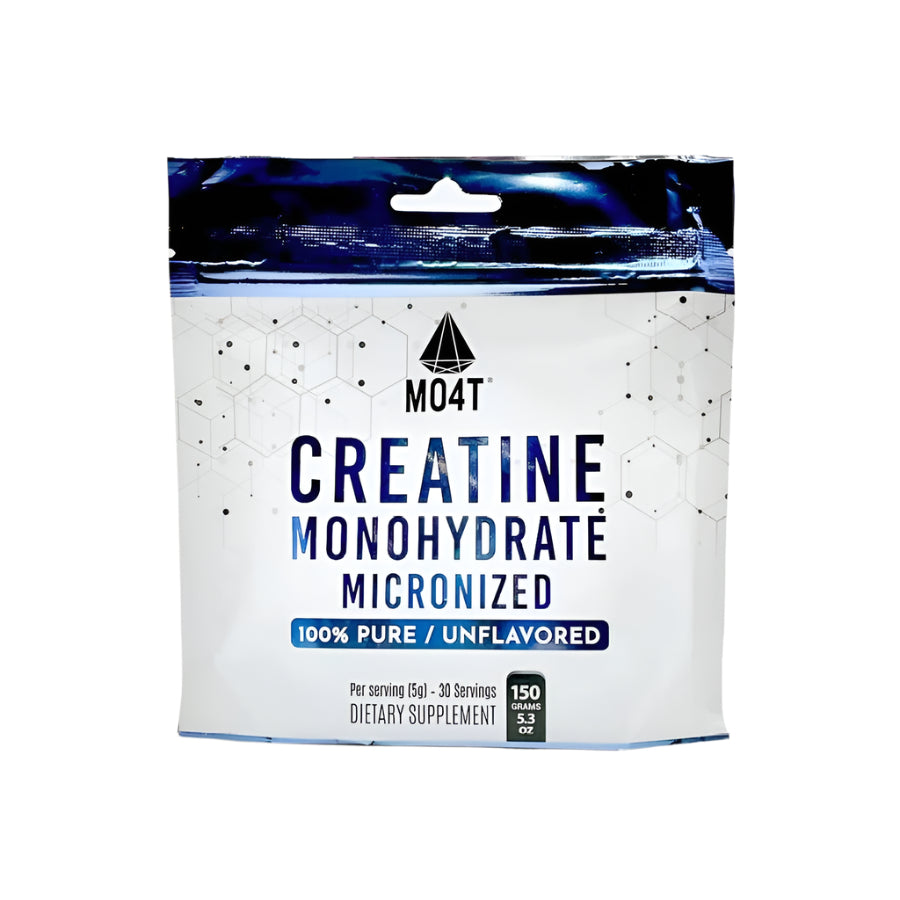 MO4T Premium Creatine Monohydrate Micronized Powder - Unflavored (150g)