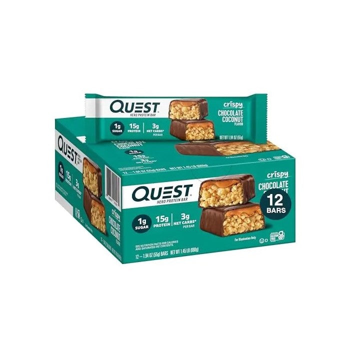 Quest Nutrition Protein Bars - Chocolate Coconut (12 Pack)