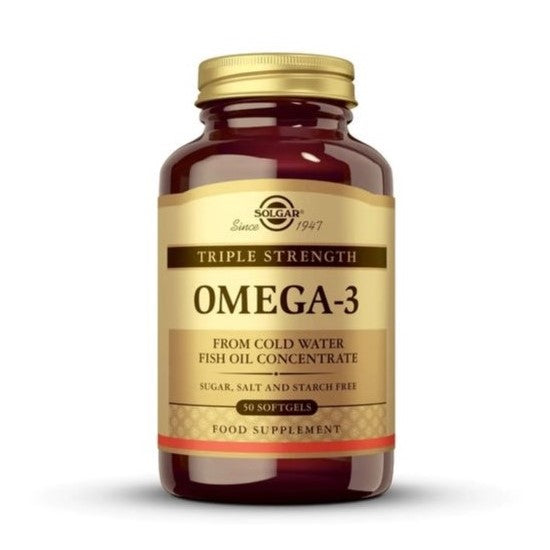 SOLGAR Triple Strength Omega-3 (50 Softgels)