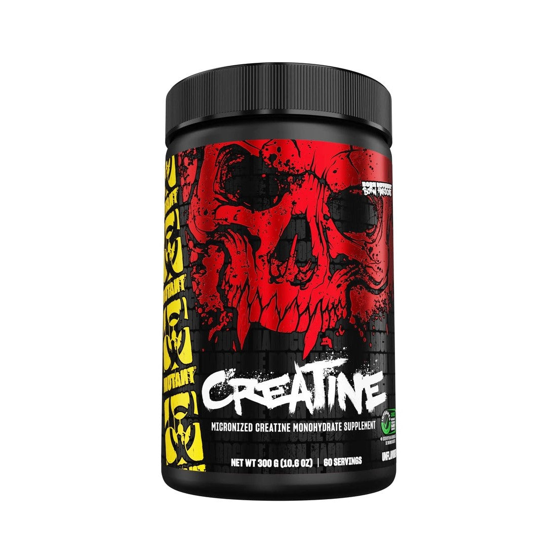 Mutant Creatine Monohydrate Micronized Powder - Unflavored (300g)