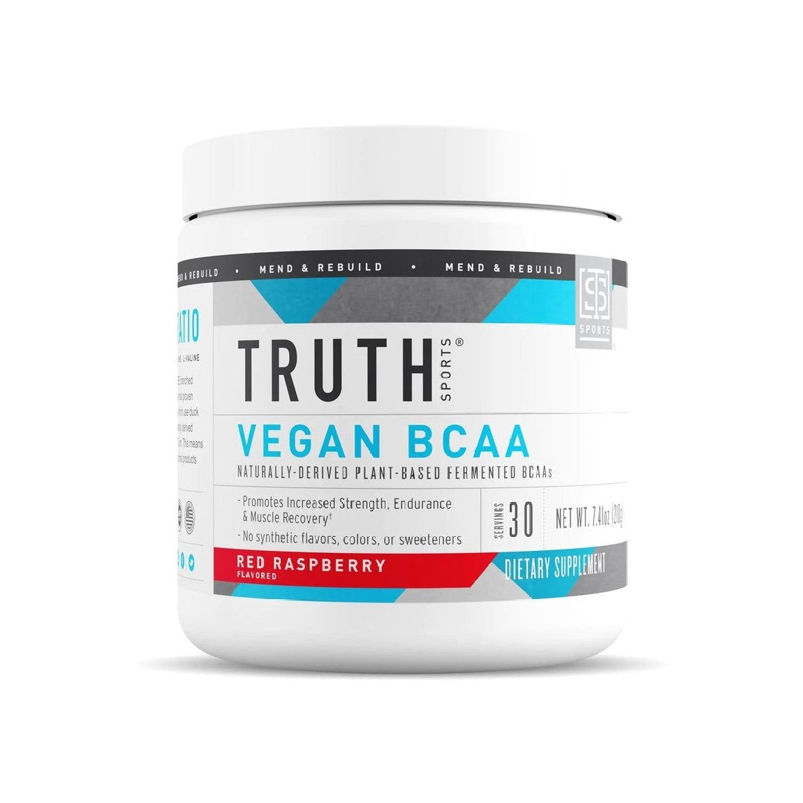 Truth Sports Vegan BCAA Powder- Red Raspberry (210g)