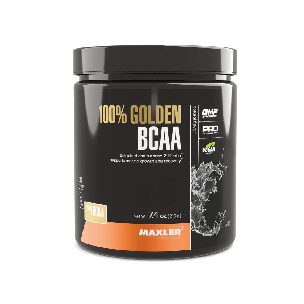 Maxler 100% Golden BCAA Powder - Natural (210g)