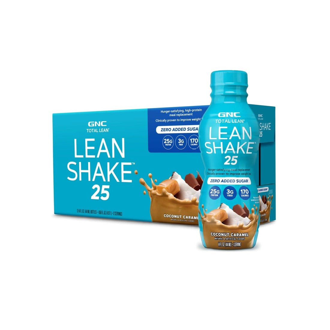 GNC Lean Shake - Coconut Caramel (25 Pack)