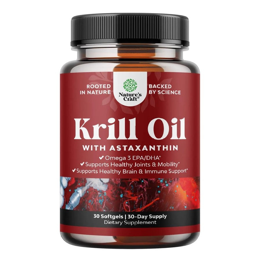 Natures Craft Krill Oil with Astaxanthin (30 Softgels)