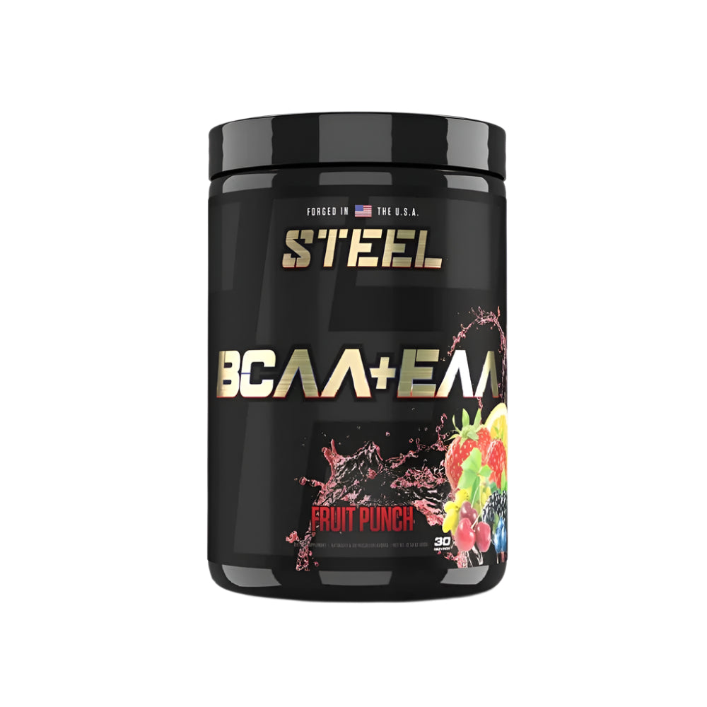 Steel Supplements BCAA + EAA - Fruit Punch (300g)