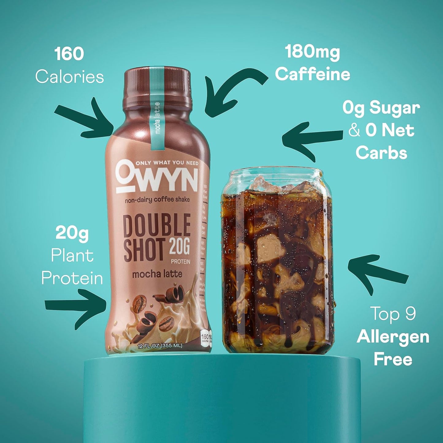 OWYN Coffee Protein Shake - Variety (12 Pack)