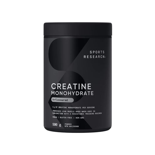 Sports Research Creatine Monohydrate - Unflavored (500g)