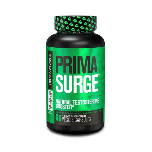 Jacked Factory PRIMASURGE Natural Testosterone Booster (60 Veggie Capsules)