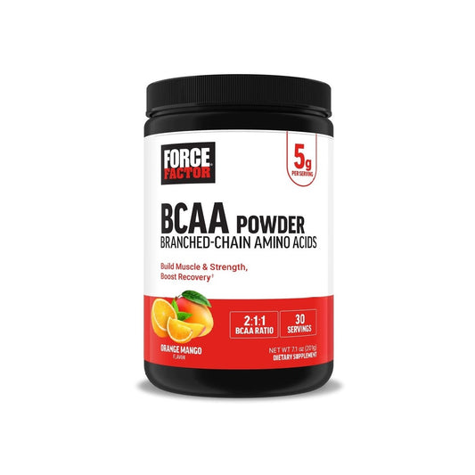 Force Factor BCAA Powder - Orange Mango (201g)