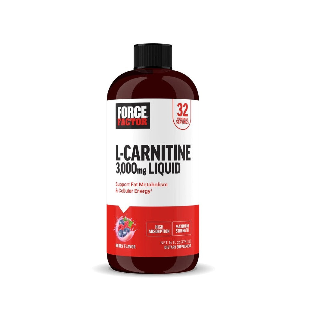 Force Factor L-Carnitine Liquid - Berry (473mL)
