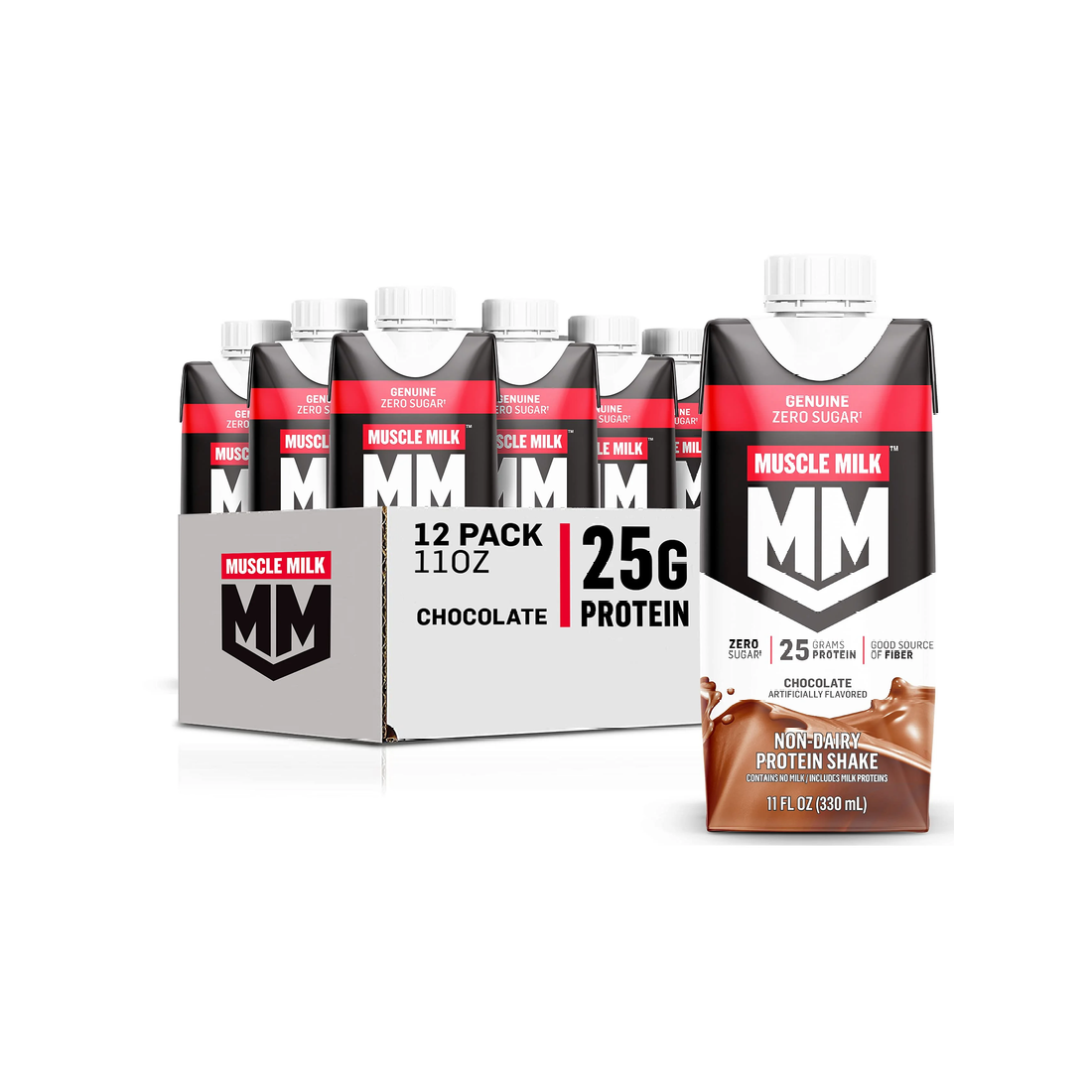 Muscle Milk Protein Shake - Chocolate (12 Pack)