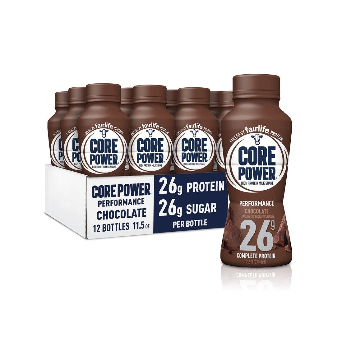 Fairlife Core Power High Protein Milk Shake - Chocolate (12 Pack)