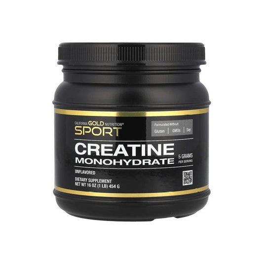 California Gold Nutrition Creatine Powder - Unflavored (1LB)