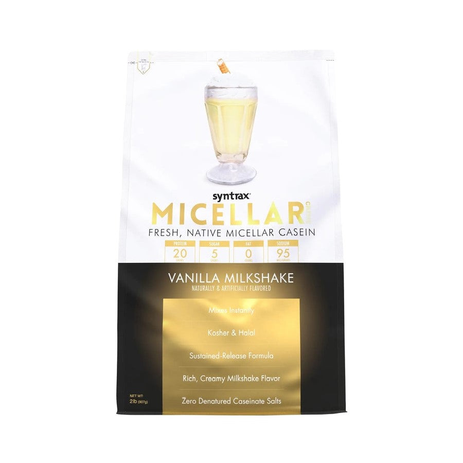 Syntrax Nutrition Micellar Casein Protein 2LB - Vanilla Milkshake