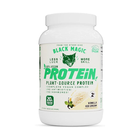 Black Magic Plant-Source Protein - Vanilla Ice Cream (2LB)