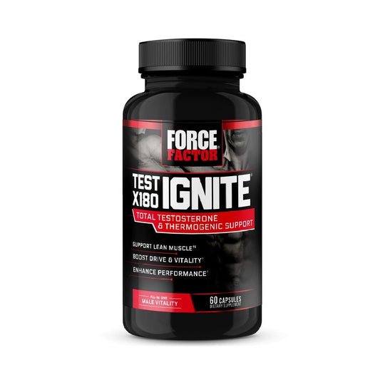 Force Factor Test X180 Ignite Testosterone Booster (60 Capsules)
