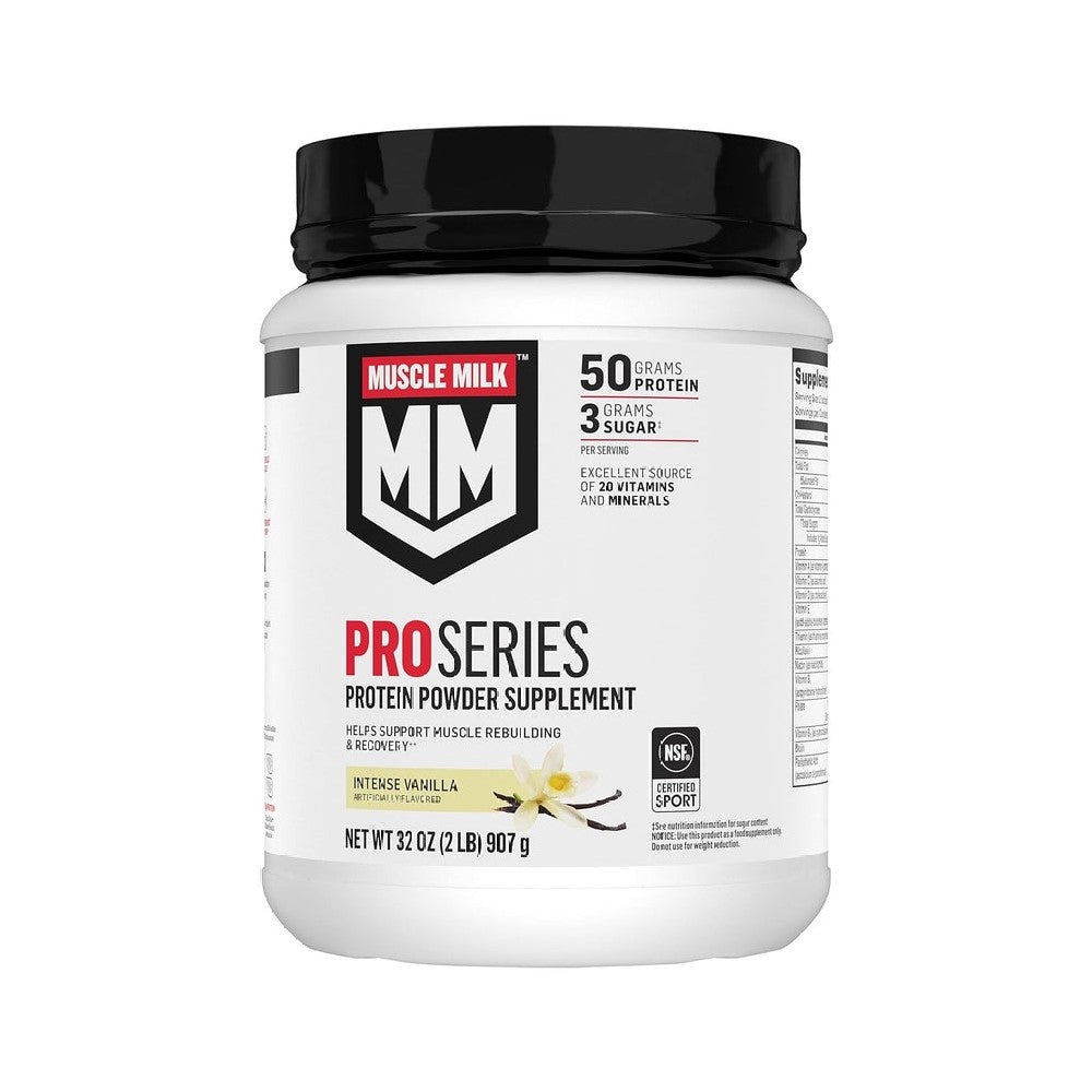 Muscle Milk Powder Pro Series Protein 2LB - Intense Vanilla