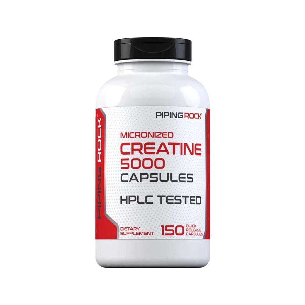 Piping Rock Creatine Monohydrate Capsules - Unflavored (150 Capsules)