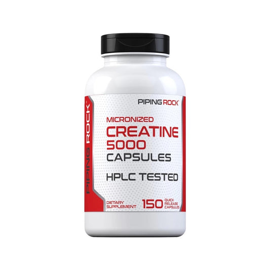 Piping Rock Creatine Monohydrate Capsules - Unflavored (150 Capsules)