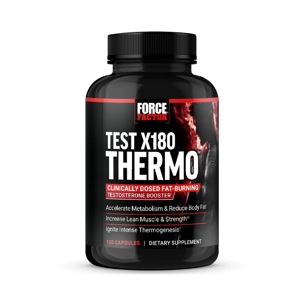 Force Factor Test X180 Thermo Testosterone Booster (120 Capsules)