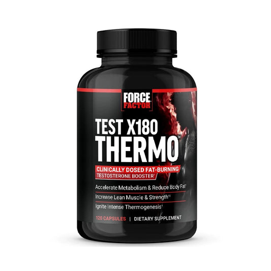 Force Factor Test X180 Thermo Testosterone Booster (120 Capsules)