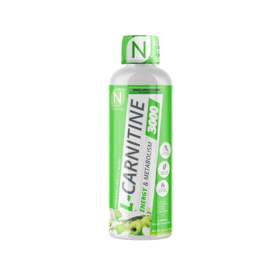 NutraKey L-Carnitine - Green Apple (473mL)