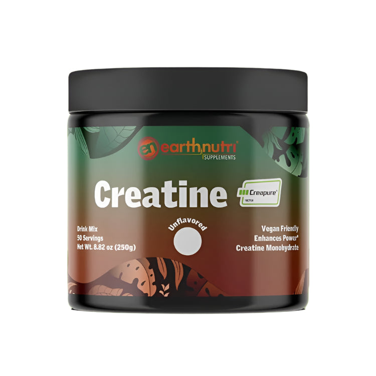 EarthNutri Creatine Monohydrate Powder - Unflavored (250g)