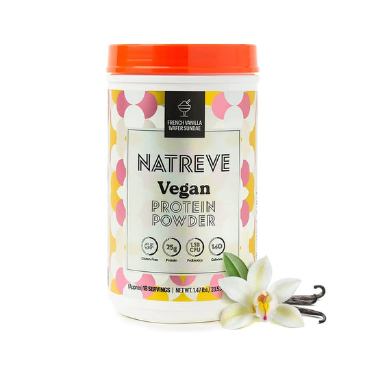 Natreve Vegan Protein - French Vanilla Wafer Sundae (1.47LB)