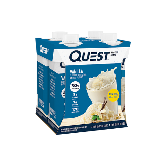 Quest Nutrition Protein Shake - Vanilla (4 Pack)