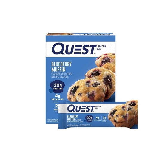 Quest Nutrition Protein Bars - Blueberry Muffins (4 Pack)