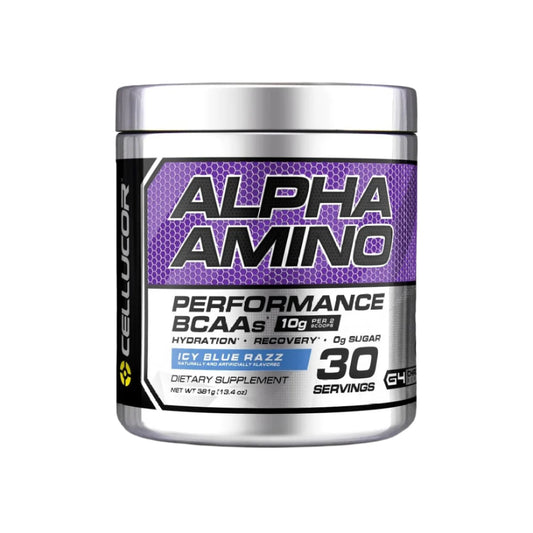 Cellucor Alpha Amino EAA & BCAA Powder - Icy Blue Razz (381g)