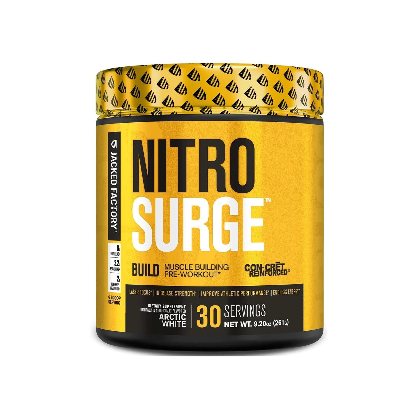 Jacked Factory Nitro Surge - Arctic White (261g)