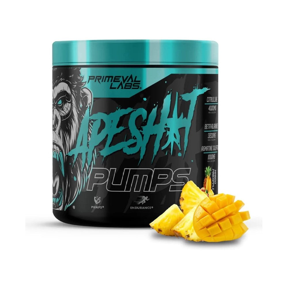 Primeval Labs Apesh*t Pumps Pre-Workout - Mango Pineapple (230g)